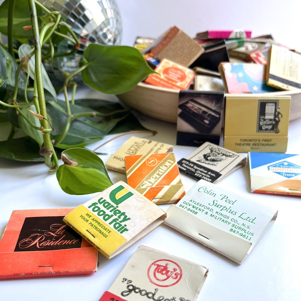 Vintage Collectible Retro Matchbooks Home Decor‎ 
Lot C - 10 Matchbooks